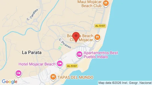 Apartments for rent i Mojácar - kort over placeringen