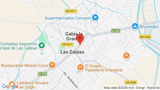 Apartments for rent i Las Gabias - kort over placeringen
