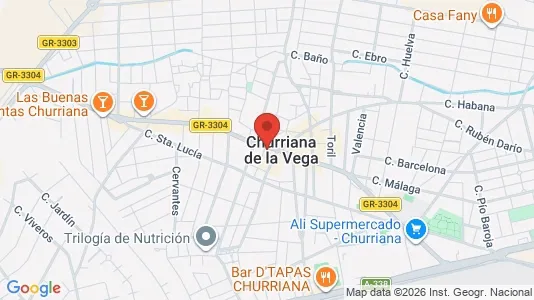 Apartments for rent i Churriana de la Vega - kort over placeringen