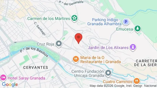 Apartments for rent i Granada - kort over placeringen