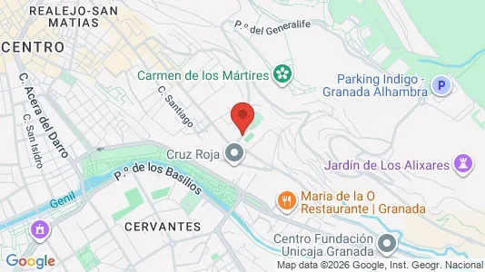 Apartments for rent i Granada - kort over placeringen