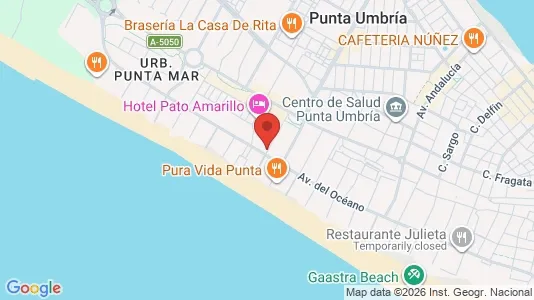 Apartments for rent i Punta Umbría - kort over placeringen