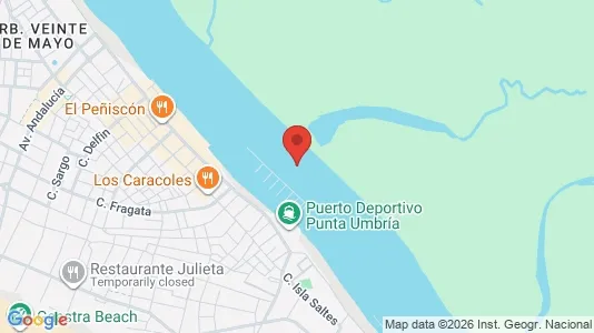 Apartments for rent i Punta Umbría - kort over placeringen