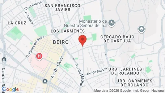 Apartments for rent i Granada - kort over placeringen