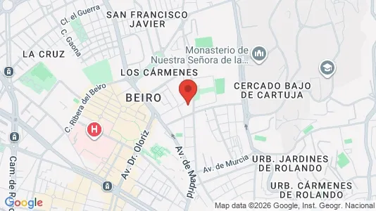 Apartments for rent i Granada - kort over placeringen