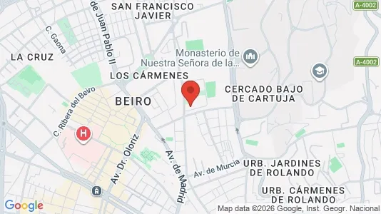 Apartments for rent i Granada - kort over placeringen