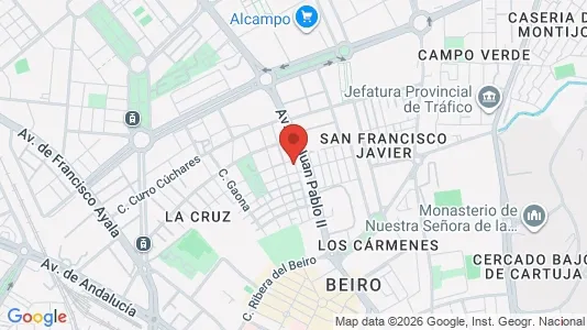 Apartments for rent i Granada - kort over placeringen