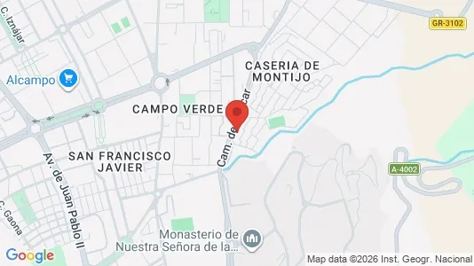 Apartments for rent i Granada - kort over placeringen