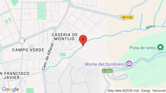 Rooms for rent i Granada - kort over placeringen