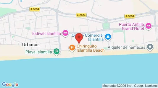 Apartments for rent i Isla Cristina - kort over placeringen
