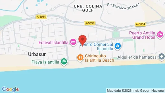 Apartments for rent i Isla Cristina - kort over placeringen
