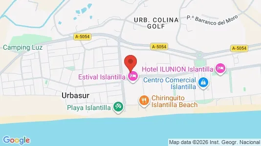 Apartments for rent i Isla Cristina - kort over placeringen