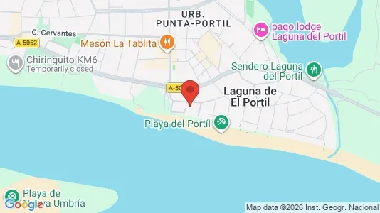 Apartments for rent i Cartaya - kort over placeringen