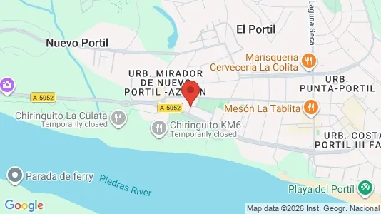 Apartments for rent i Cartaya - kort over placeringen