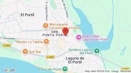 Apartments for rent i Punta Umbría - kort over placeringen