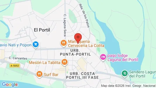 Apartments for rent i Punta Umbría - kort over placeringen