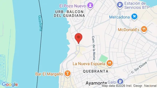Apartments for rent i Ayamonte - kort over placeringen