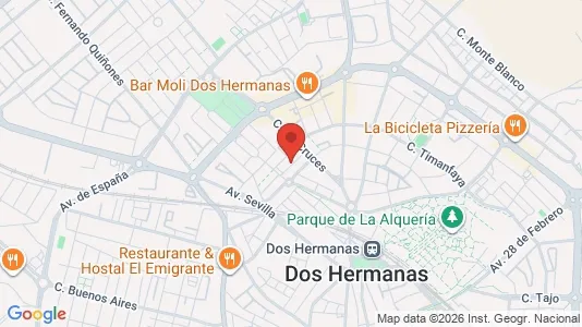 Apartments for rent i Dos Hermanas - kort over placeringen
