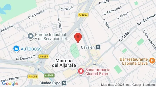 Apartments for rent i Mairena del Aljarafe - kort over placeringen