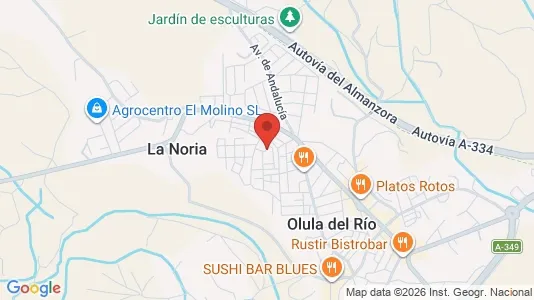 Apartments for rent i Olula del Río - kort over placeringen
