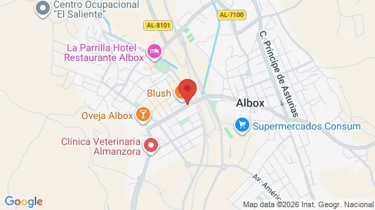 Apartments for rent i Albox - kort over placeringen