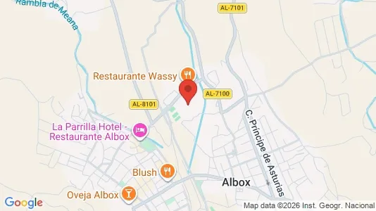 Apartments for rent i Albox - kort over placeringen