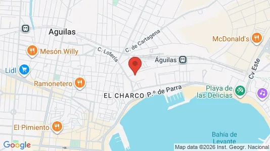 Apartments for rent i Águilas - kort over placeringen