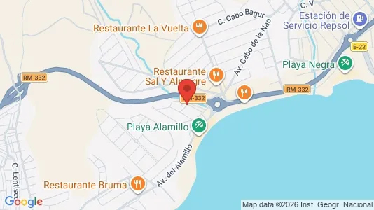 Apartments for rent i Cartagena - kort over placeringen