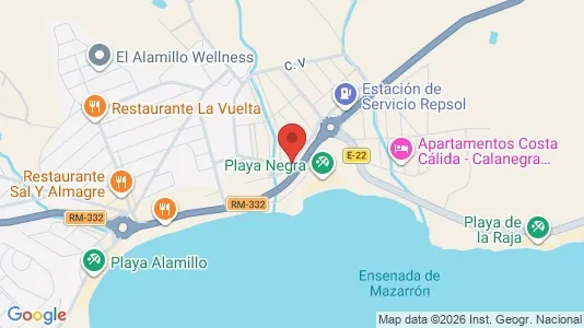 Apartments for rent i Cartagena - kort over placeringen