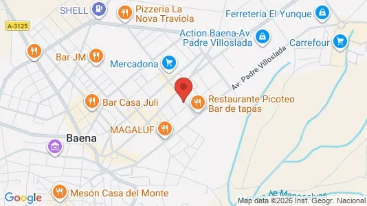 Apartments for rent i Baena - kort over placeringen