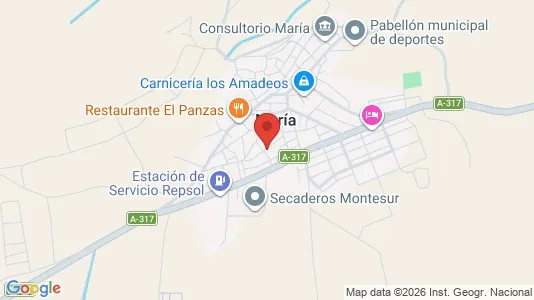 Apartments for rent i María - kort over placeringen