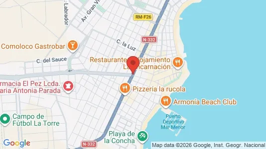 Apartments for rent i Cartagena - kort over placeringen