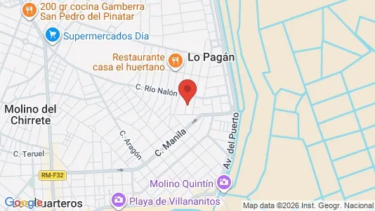 Apartments for rent i San Pedro del Pinatar - kort over placeringen