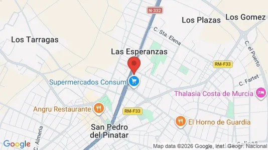 Apartments for rent i San Pedro del Pinatar - kort over placeringen