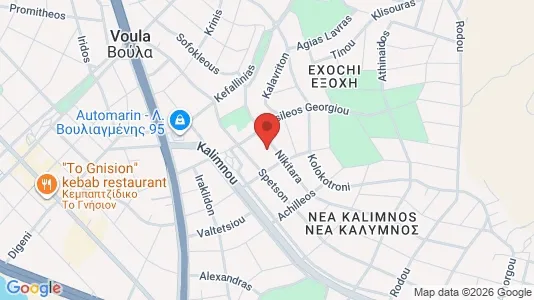 Apartments for rent i Glyfada - kort over placeringen