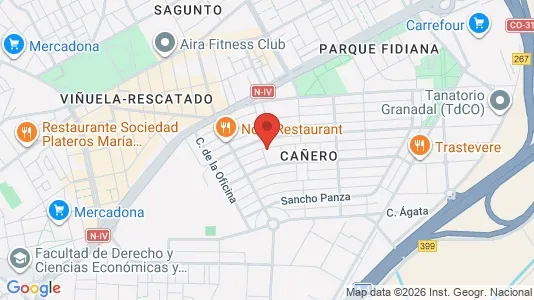 Rooms for rent i Córdoba - kort over placeringen