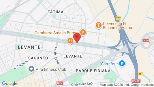Apartments for rent i Córdoba - kort over placeringen