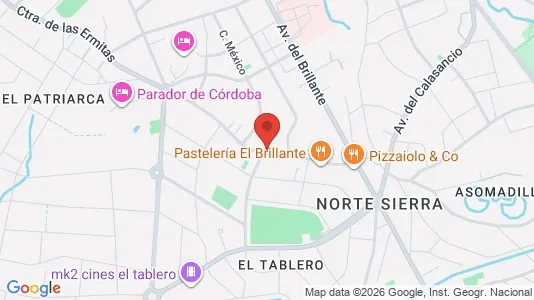Apartments for rent i Córdoba - kort over placeringen