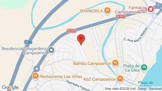 Apartments for rent i Orihuela - kort over placeringen