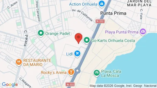 Apartments for rent i Orihuela - kort over placeringen