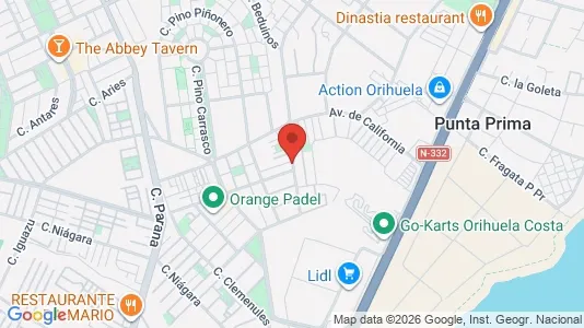 Apartments for rent i Orihuela - kort over placeringen