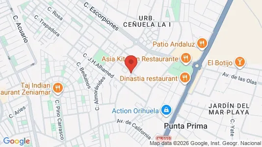 Apartments for rent i Orihuela - kort over placeringen