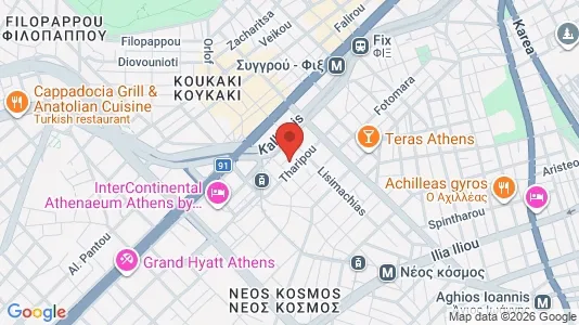 Apartments for rent i Athens Akropoli - kort over placeringen
