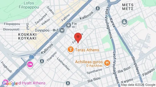 Apartments for rent i Athens Akropoli - kort over placeringen
