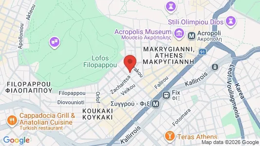 Apartments for rent i Athens Akropoli - kort over placeringen
