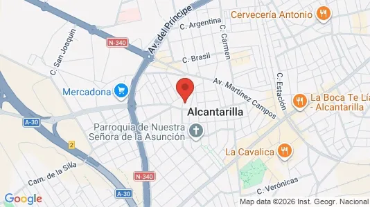 Apartments for rent i Alcantarilla - kort over placeringen