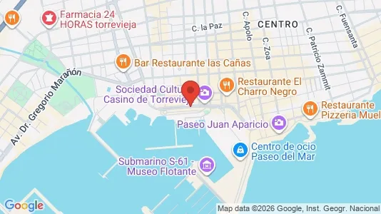 Apartments for rent i Torrevieja - kort over placeringen