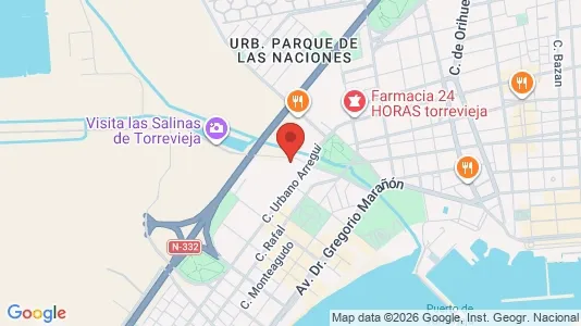 Apartments for rent i Orihuela - kort over placeringen