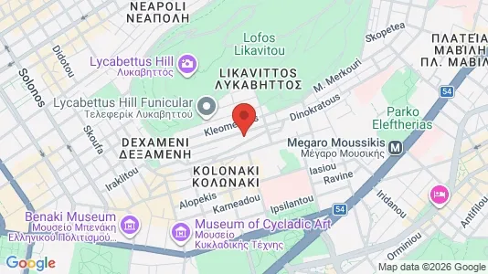 Apartments for rent i Athens Ampelokipoi - kort over placeringen