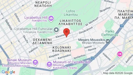 Apartments for rent i Athens Ampelokipoi - kort over placeringen